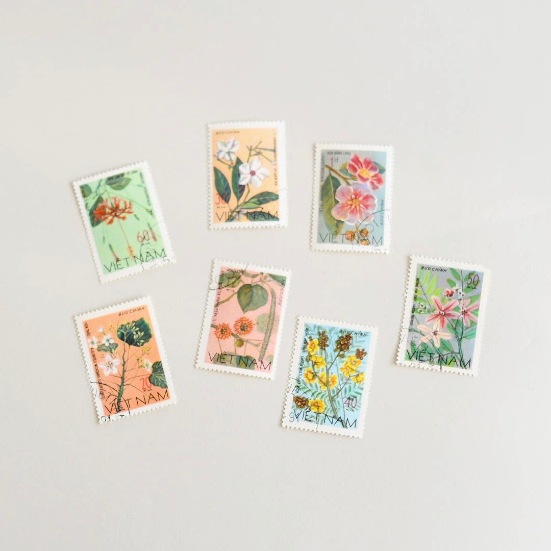 ベトナム 古切手セット(c：花柄) – cholon