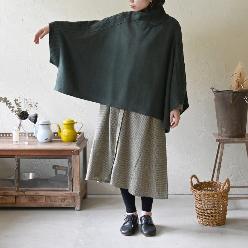 〔フェアトレード〕オーガニックコットン スパイスポンチョ