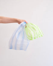 画像をギャラリービューアに読み込む, タイ ストライプレジ袋（L・S）