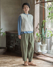 画像をギャラリービューアに読み込む, sisam 手編み2way シンプルベスト