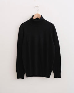 〔フェアトレード〕オーガニックコットン リブタートル（ブラック）