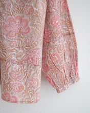 画像をギャラリービューアに読み込む, ブロックプリント ギャザーブラウス（A）