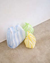 画像をギャラリービューアに読み込む, タイ ストライプレジ袋（L・S）