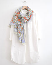 画像をギャラリービューアに読み込む, ブロックプリント大判ストール（H）