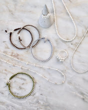 画像をギャラリービューアに読み込む, カレンシルバー×ワックスコード シンプルブレスレット