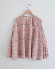 画像をギャラリービューアに読み込む, ブロックプリント ギャザーブラウス（A）