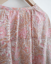 画像をギャラリービューアに読み込む, ブロックプリント ギャザーブラウス（A）