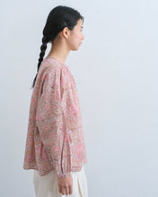 画像をギャラリービューアに読み込む, ブロックプリント ギャザーブラウス（A）