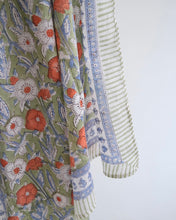 画像をギャラリービューアに読み込む, ブロックプリント大判ストール（H）