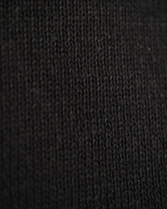 〔フェアトレード〕オーガニックコットン ラウンドネックプルオーバー（ブラック)