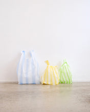 画像をギャラリービューアに読み込む, タイ ストライプレジ袋（L・S）