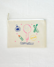 画像をギャラリービューアに読み込む, ベトナム　cosmetic 刺繍ファスナーポーチ