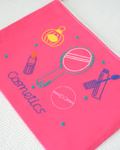 画像をギャラリービューアに読み込む, ベトナム　cosmetic 刺繍ファスナーポーチ