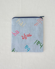 画像をギャラリービューアに読み込む, ベトナム　mot・hai・ba 刺繍ファスナーポーチ