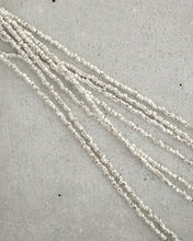 画像をギャラリービューアに読み込む, カレンシルバー ネックレス（刻印キューブビーズ、40cm／50cm）