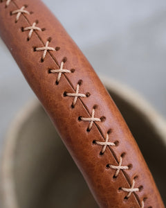 タイ クラチュー 革手丸底ワンハンドルかご – cholon
