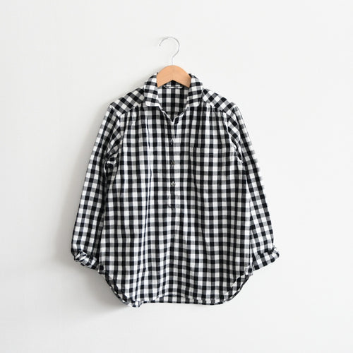 【30%OFF】コットンギンガム プルオーバーシャツ