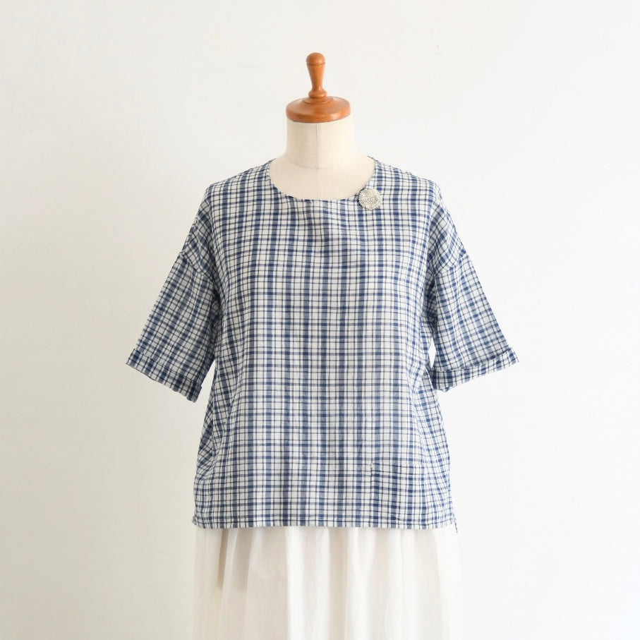 【40%OFF】カディコットン ブラウス（a）